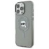 KARL LAGERFELD Originalna maska za iPhone 16 Pro 6.3" KLHMP16LHLSKIK IML Metal Karl Head MagSafe, crna